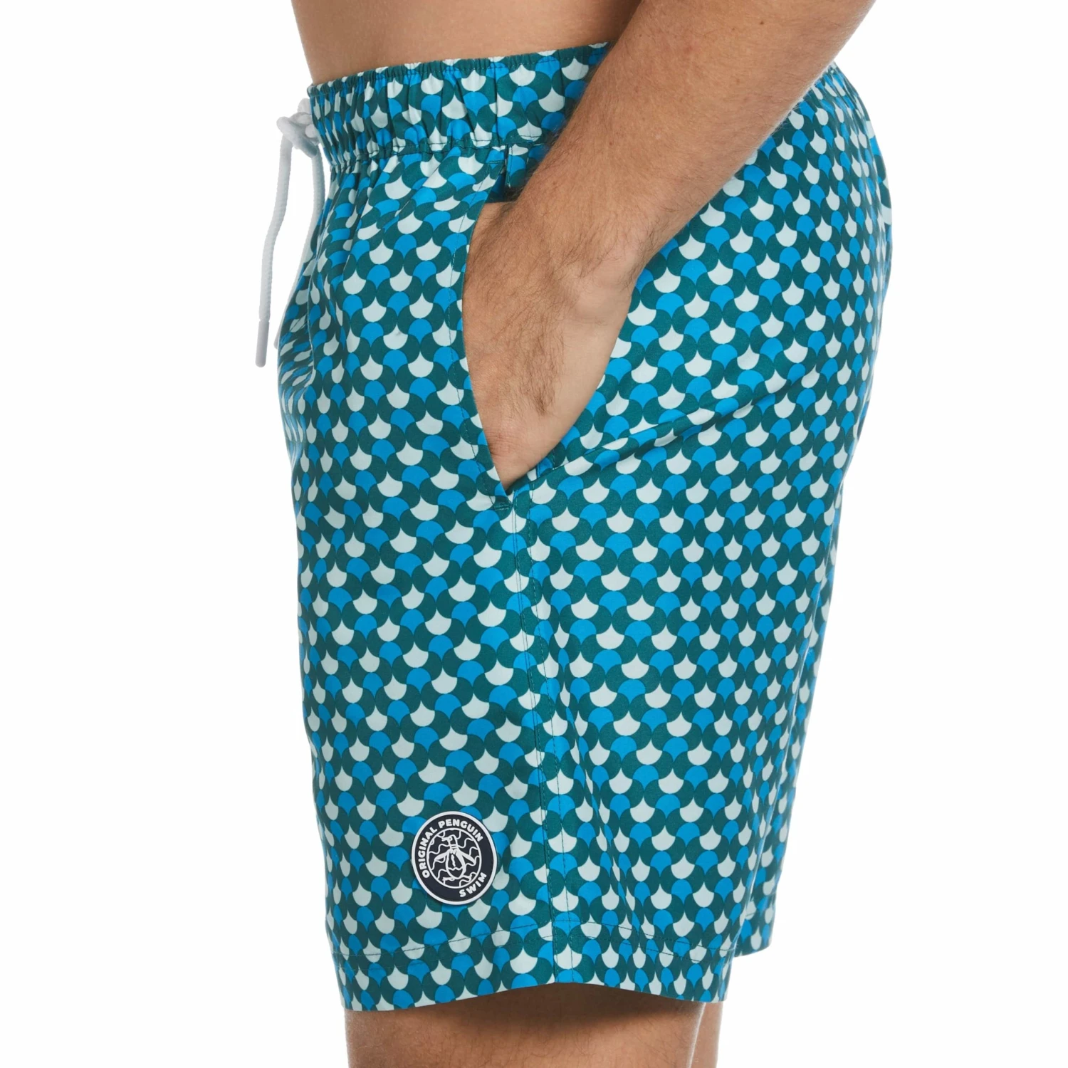 Original Penguin All Over Fan Print Swim Short - Image 2