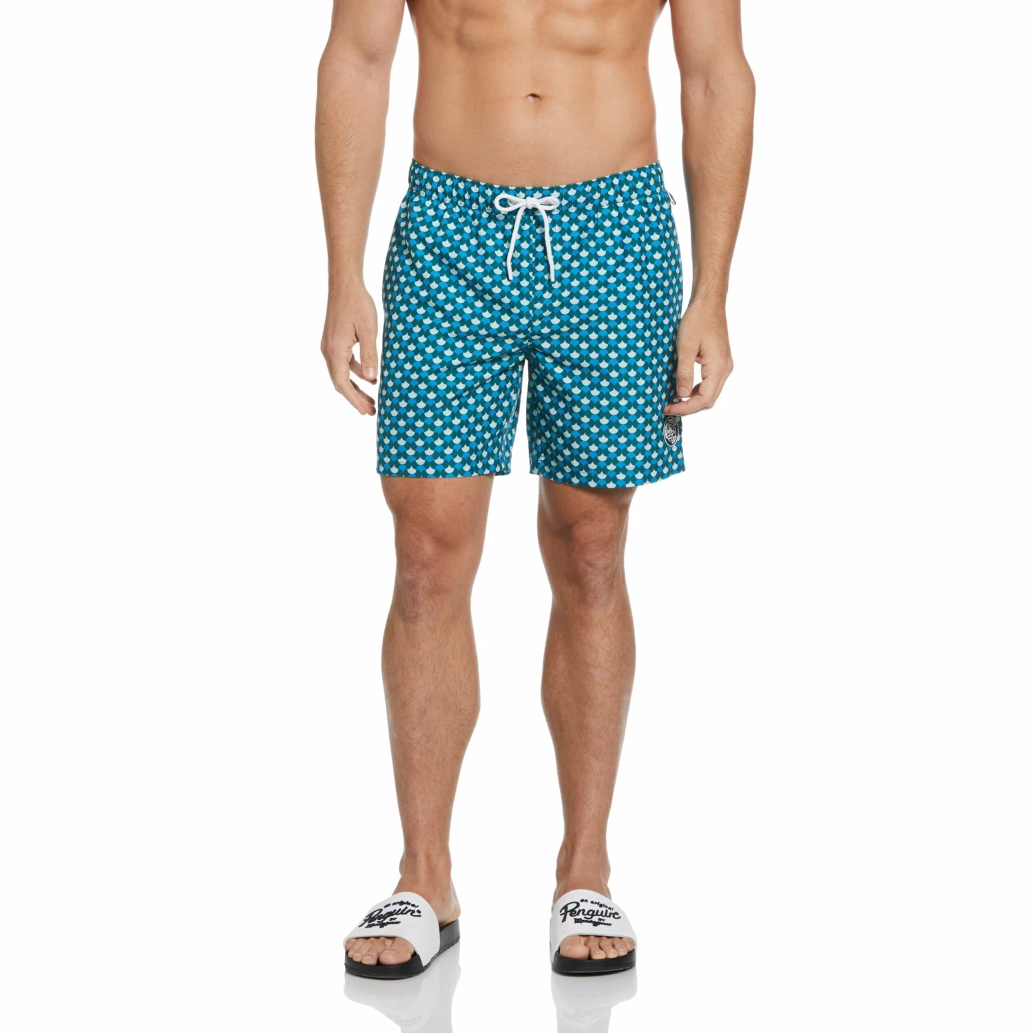 Original Penguin All Over Fan Print Swim Short