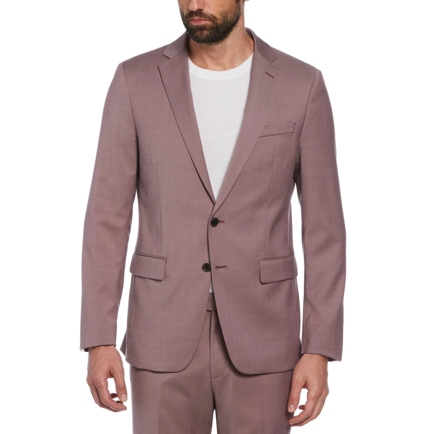Original Penguin Dusty Rose Wool Blend Two Piece Suit - Image 2