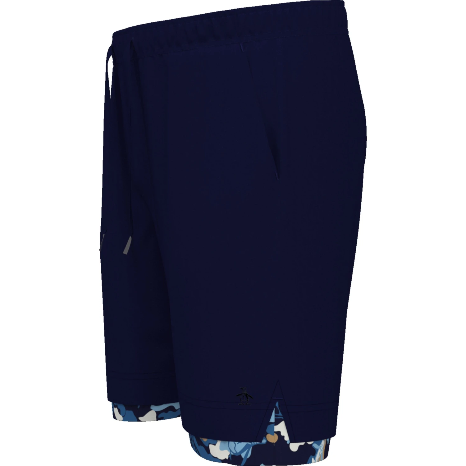 Original Penguin Printed Compression Lining Tennis Shorts - Image 3