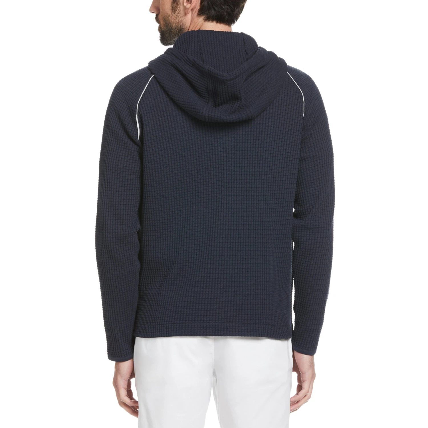 Original Penguin Waffle Knit Patch Hoodie - Image 2