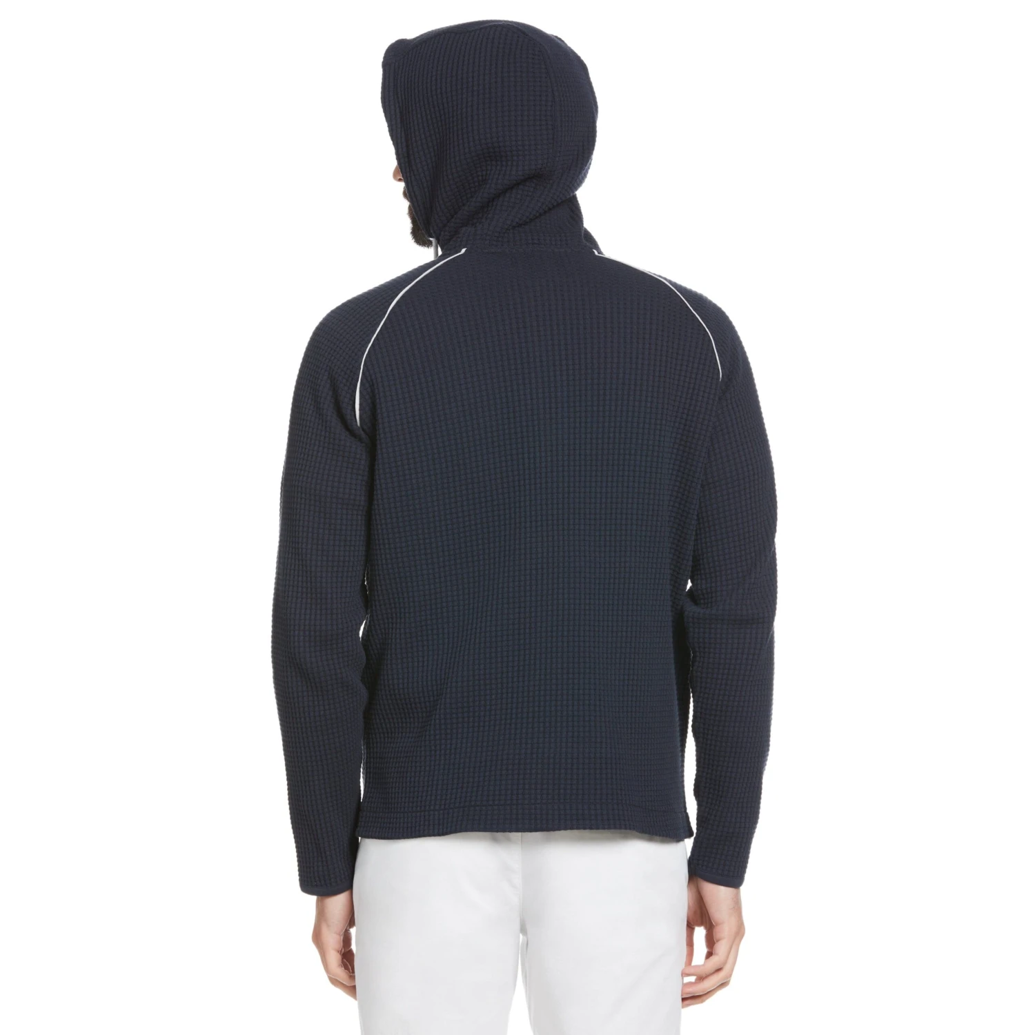 Original Penguin Waffle Knit Patch Hoodie - Image 3